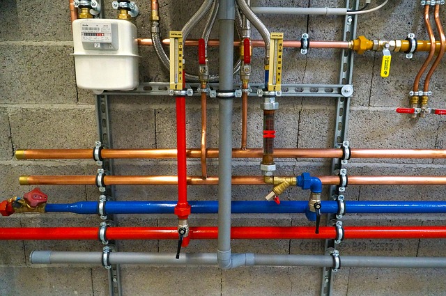 Plumber at work